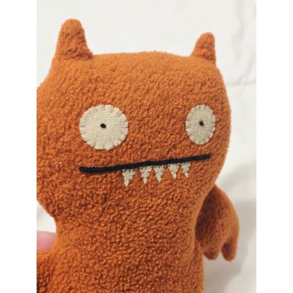 Ugly Dolls Artist Series Rust Red Iced Bat Plush Stuffed Toy 2002 Hasbro Collect - Picture 2 of 5